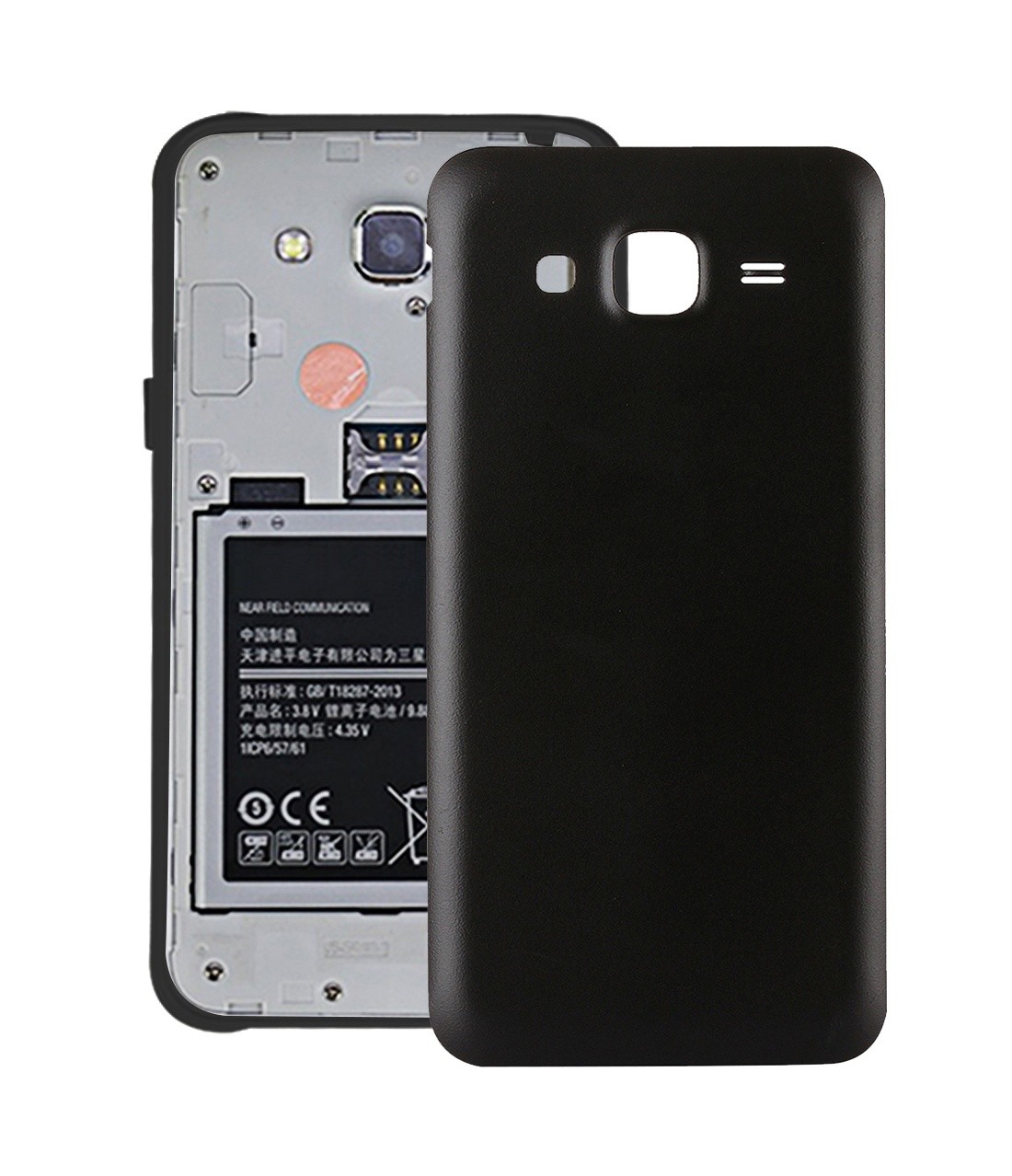 For Galaxy J5(2015) / J500 Battery Back Cover (Black)