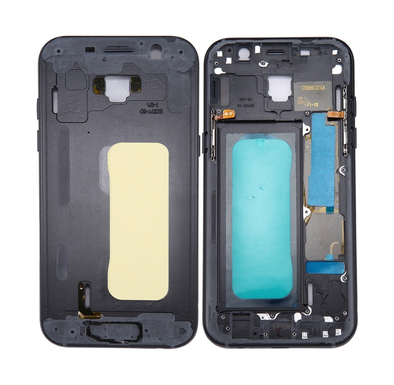 For Galaxy A5 (2017) / A520 Middle Frame Bezel (Black)