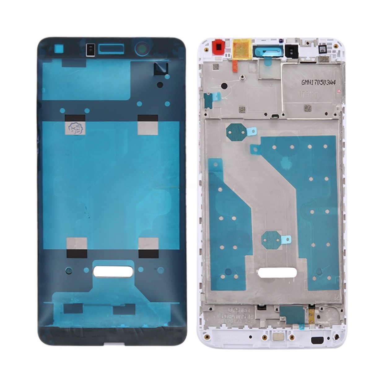 For Huawei Enjoy 7 Plus / Y7 Prime Front Housing LCD Frame Bezel Plate(White)