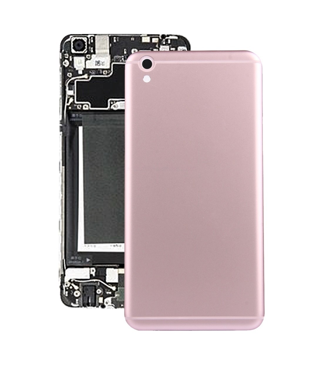 For OPPO R9 Plus Battery Back Cover (Rose Gold)