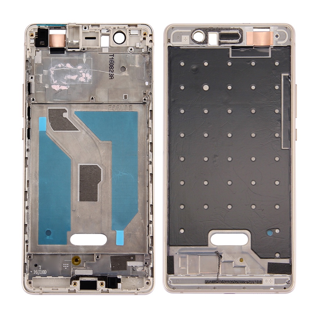 For Huawei P9 Lite Front Housing LCD Frame Bezel Plate(Gold)
