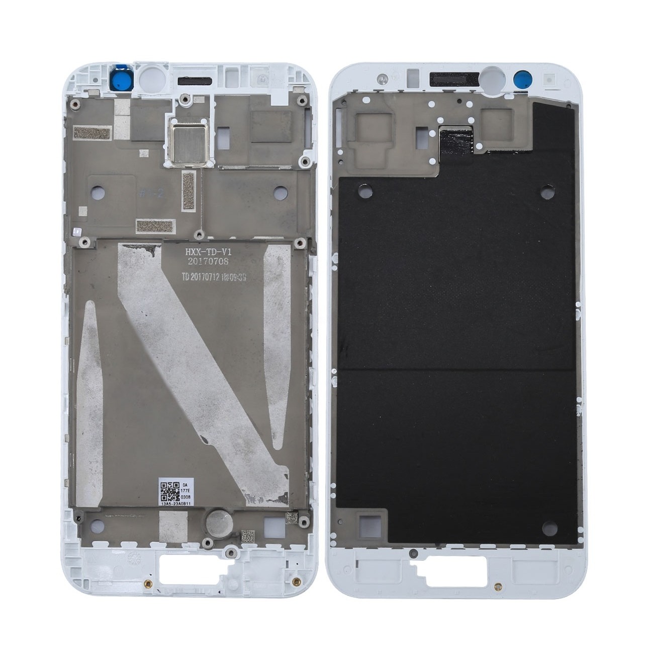 for Asus ZenFone 4 Selfie Pro ZD552KL Front Housing LCD Frame Bezel Plate(White)