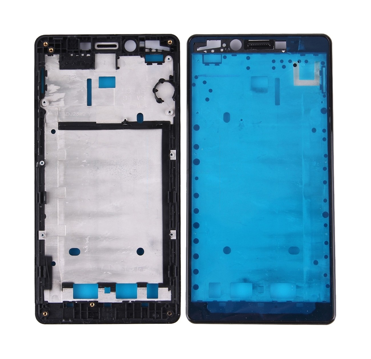 For Xiaomi Redmi Note (4G Version) Front Housing LCD Frame Bezel(Black)