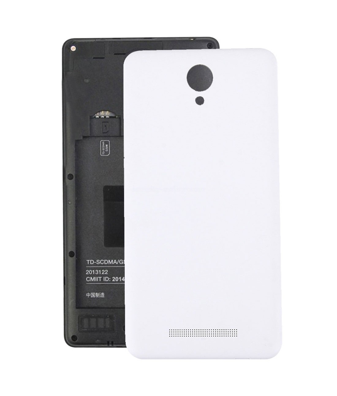 For Xiaomi Redmi Note 2 Battery Back Cover(White)