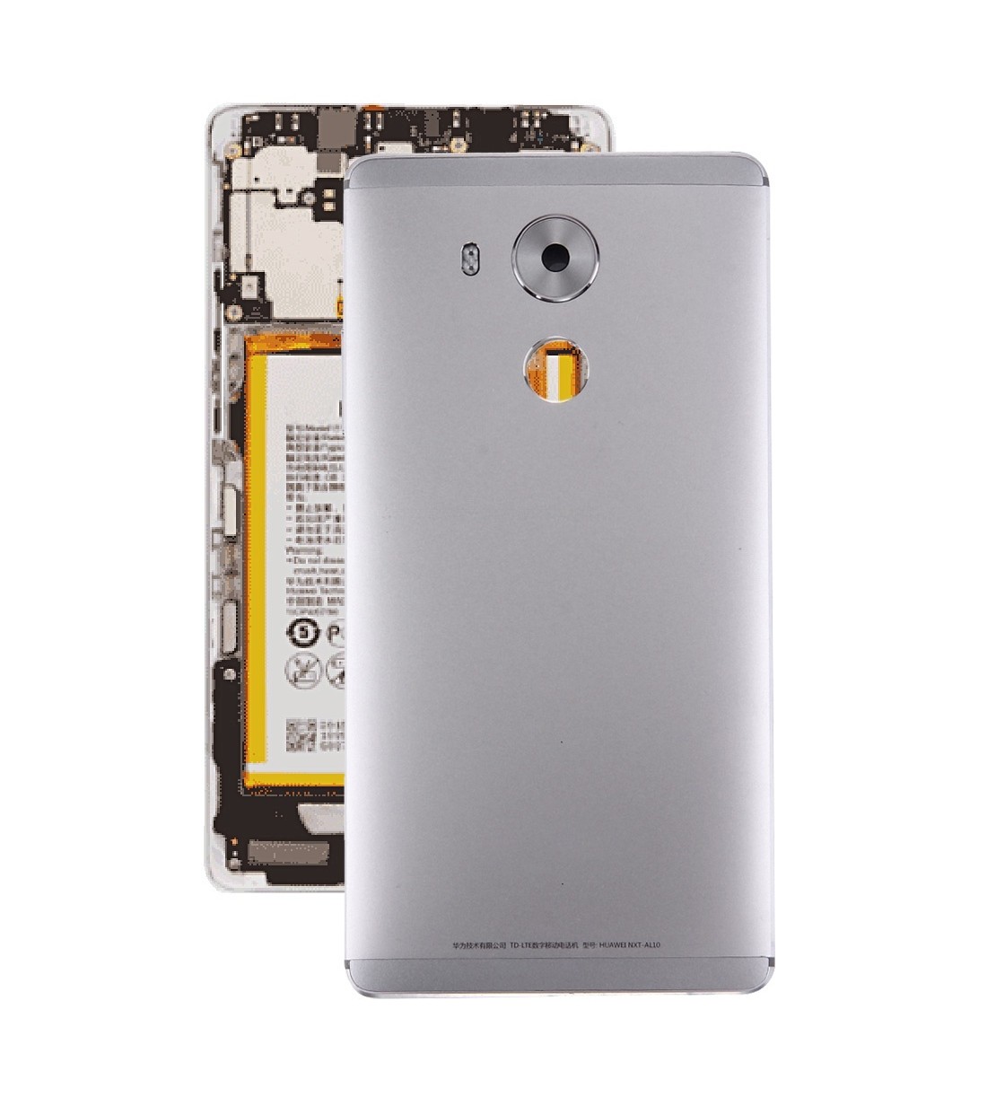 For Huawei Mate 8 Battery Back Cover(Grey)