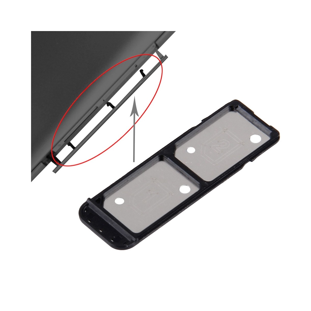 for Sony Xperia C5 Ultra (Dual SIM Version) SIM Card Tray