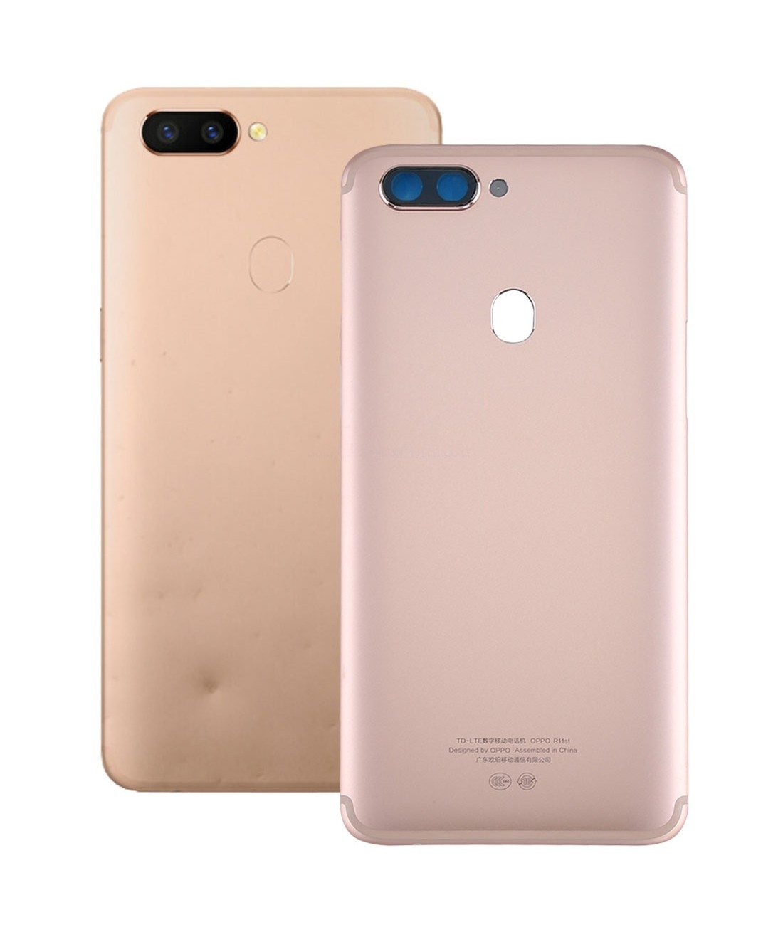 For OPPO R11s Back Cover (Gold)