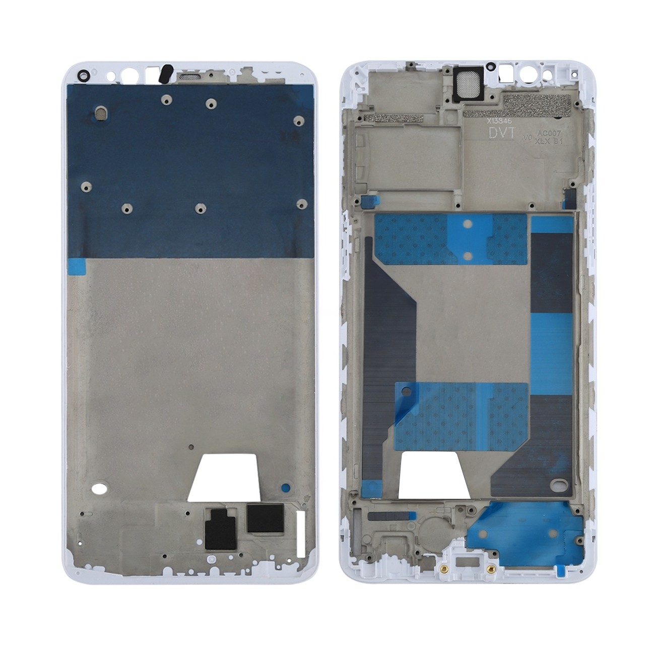 For OPPO R11s Front Housing LCD Frame Bezel Plate (White)