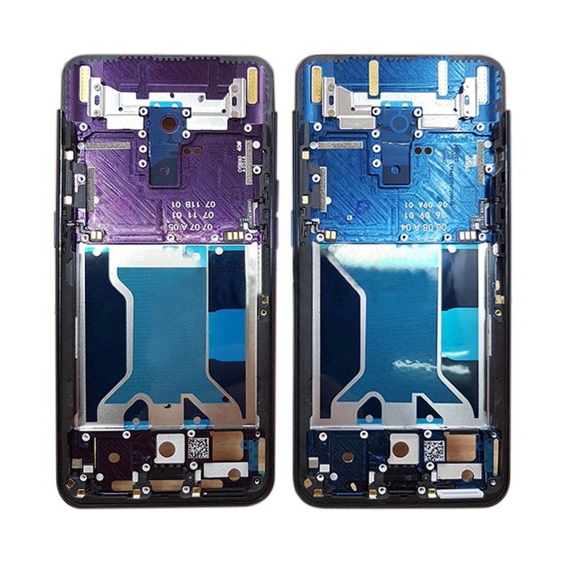 For OPPO Find X Middle Frame Bezel Plate (Black)