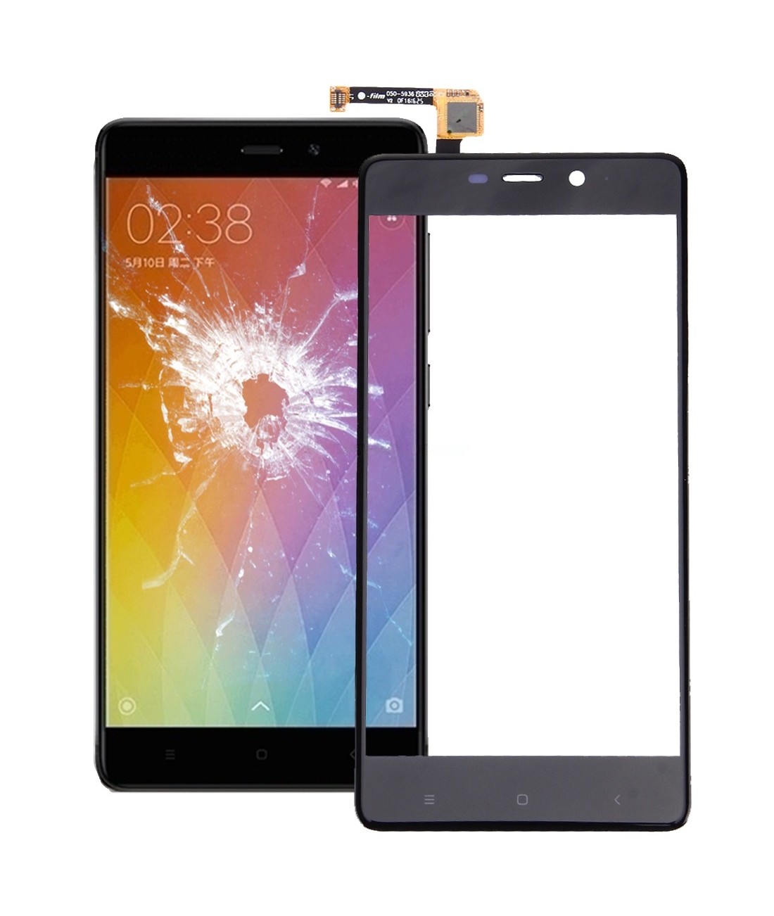 For Xiaomi Redmi 4 Prime Touch Panel(Black)