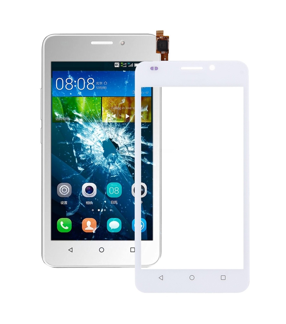 For Huawei Y635 Touch Panel(White)
