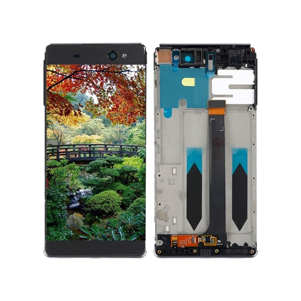 OEM LCD Screen for Sony Xperia XA Ultra / C6 / F3211 / F3212 / F3215 / F3216 / F3213 Digitizer Full Assembly with Frame(Black)