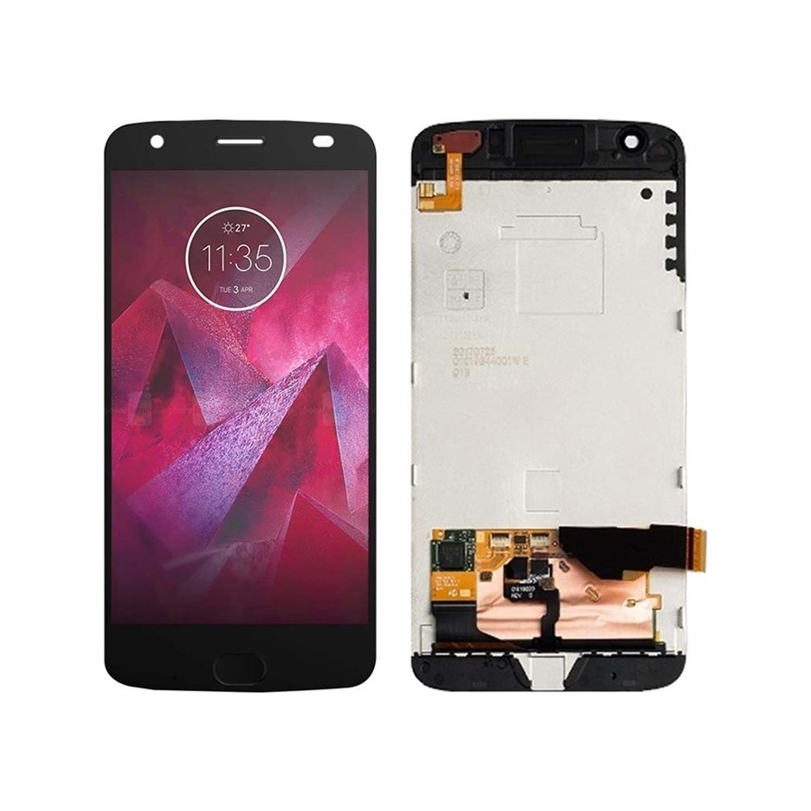 Original LCD Screen for Motorola Moto Z2 Force XT1789 Digitizer Full Assembly with Frame (Black)