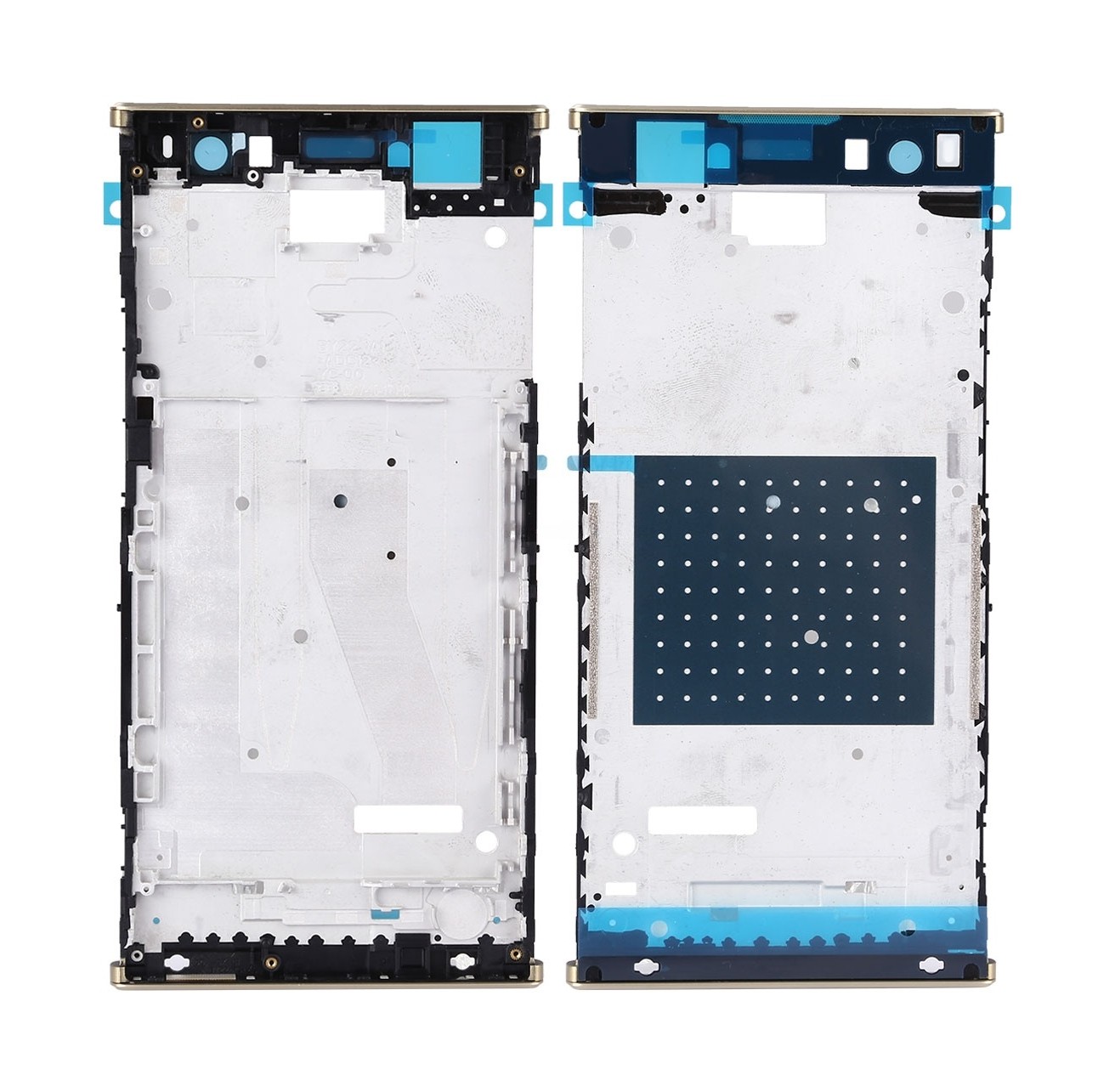 for Sony Xperia XA2 Ultra Front Housing LCD Frame Bezel Plate(Gold)