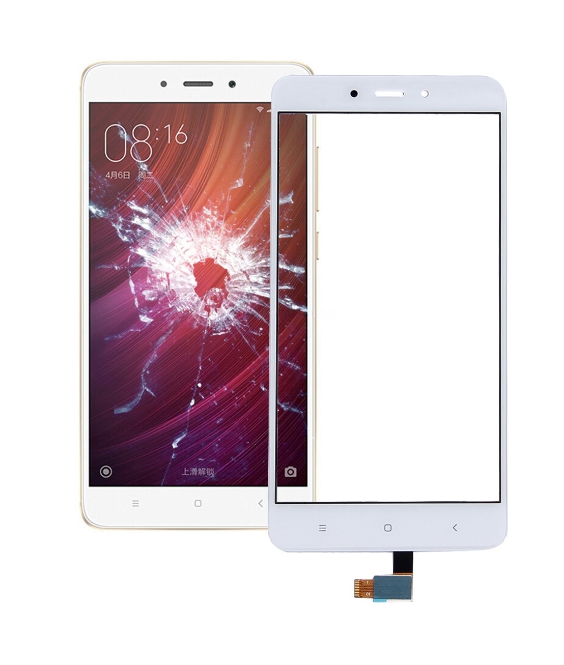 For Xiaomi Redmi Note 4 Touch Panel(White)