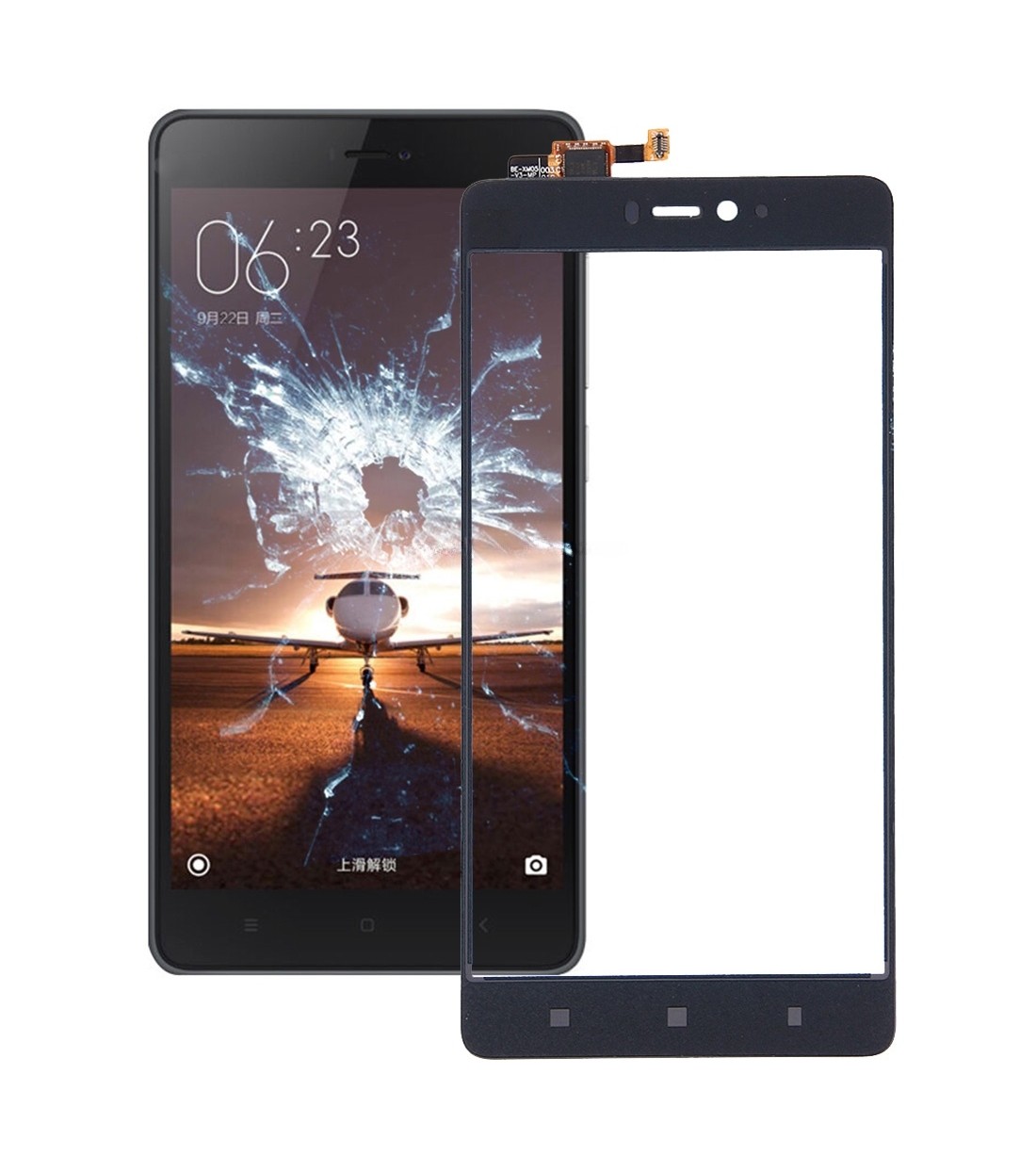 For Xiaomi Mi 4c / 4i Touch Panel(Black)