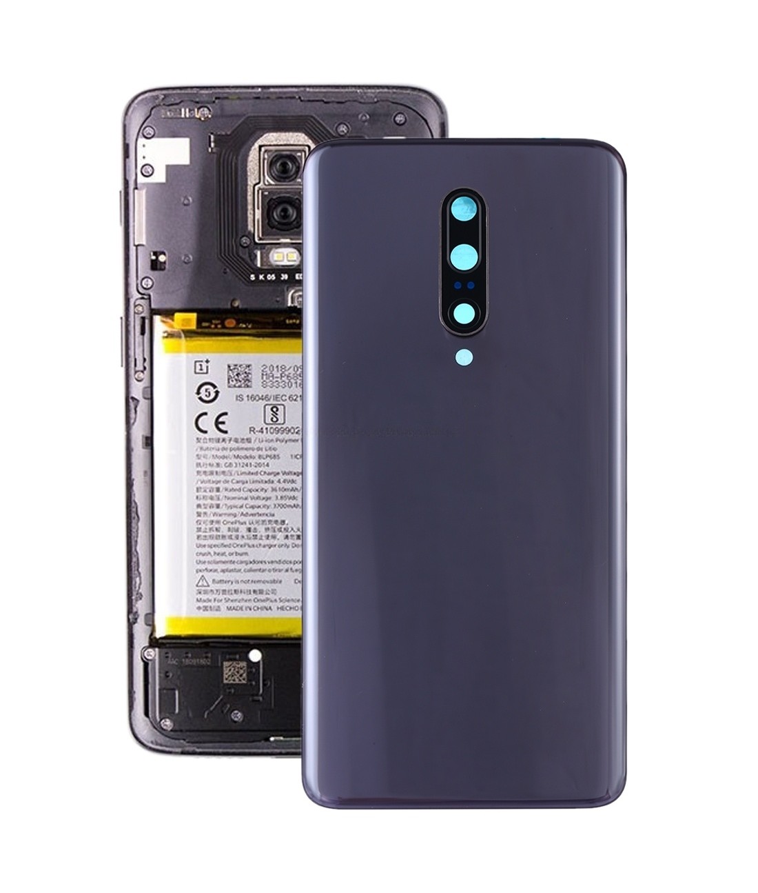 For OnePlus 7 Pro Original Battery Back Cover (Grey)