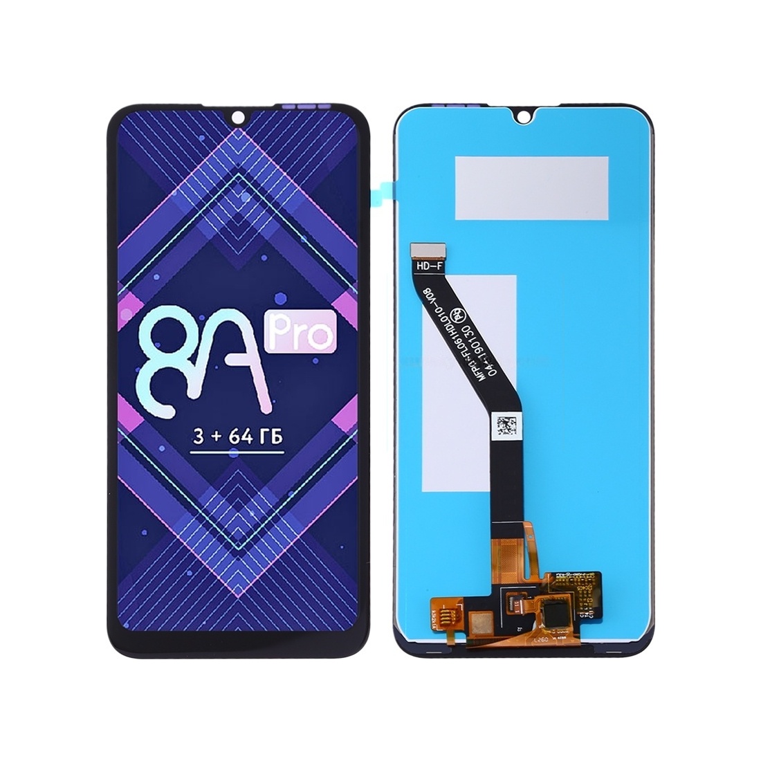 OEM LCD Screen for Huawei Honor 8A Pro with Digitizer Full Assembly (Black)