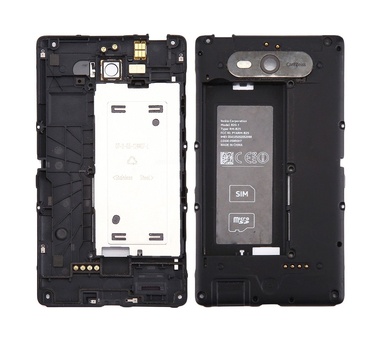Middle Frame Bezel for Nokia Lumia 820