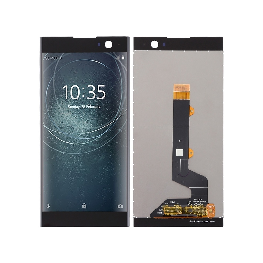 OEM LCD Screen for Sony Xperia XA2 with Digitizer Full Assembly(Black)