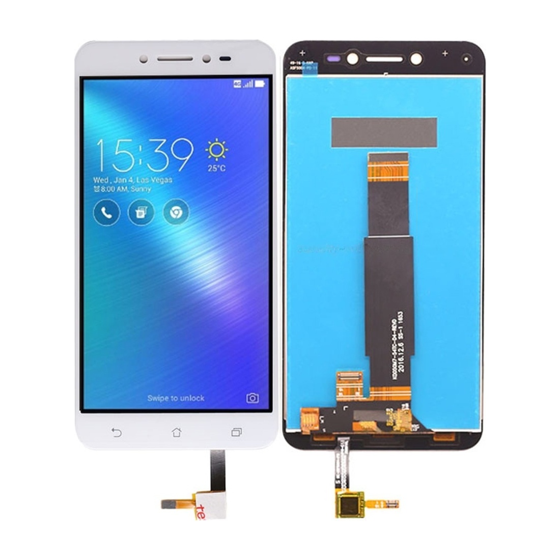 OEM LCD Screen for Asus ZenFone Live / ZB501KL with Digitizer Full Assembly (White)