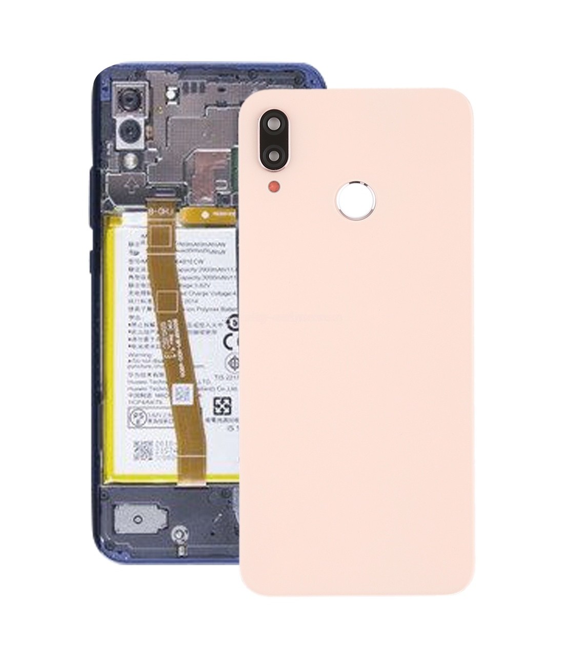 Back Cover with Camera Lens (Original) for Huawei P20 Lite / Nova 3e(Rose Gold)