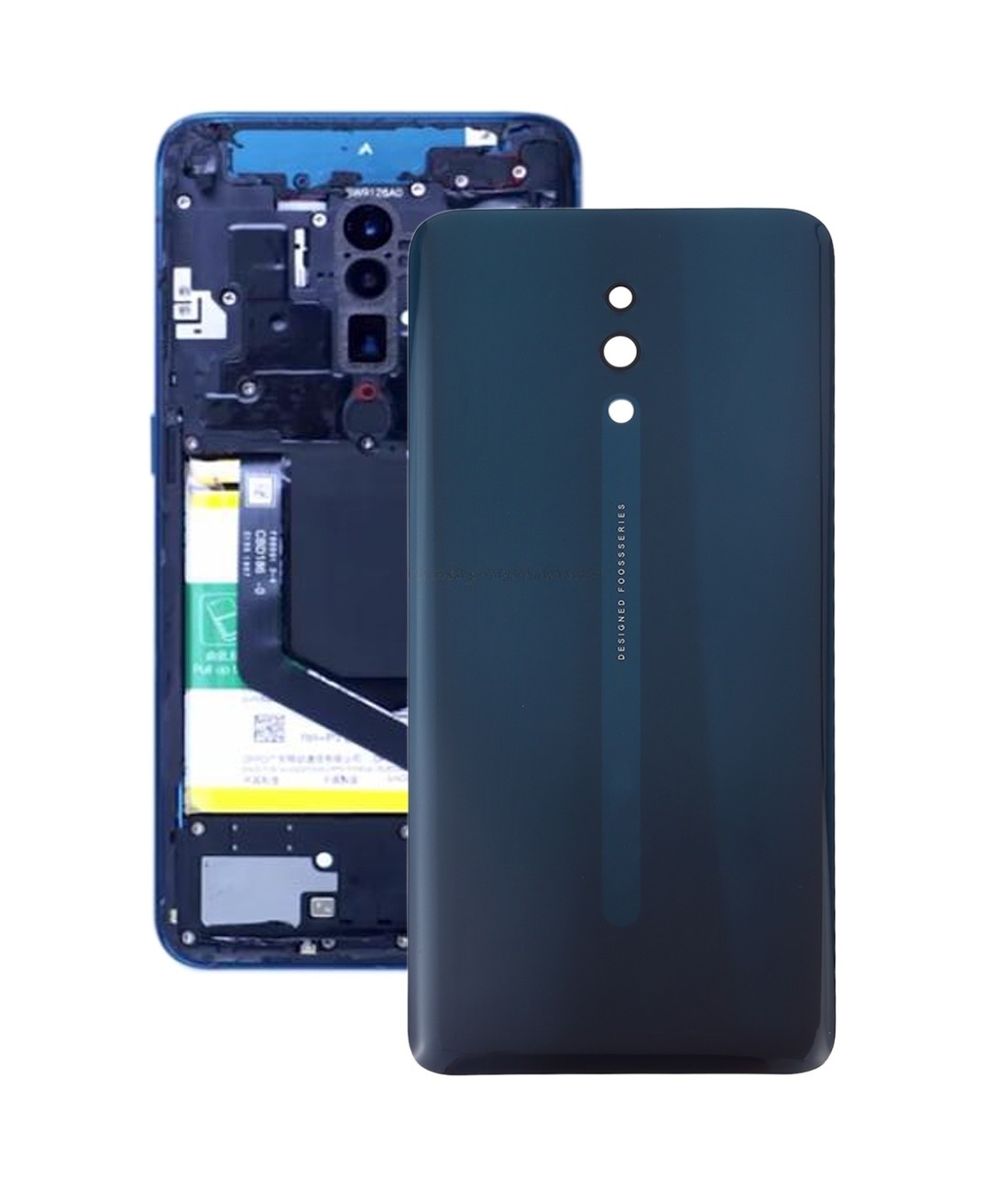For OPPO Reno Back Cover(Blue)