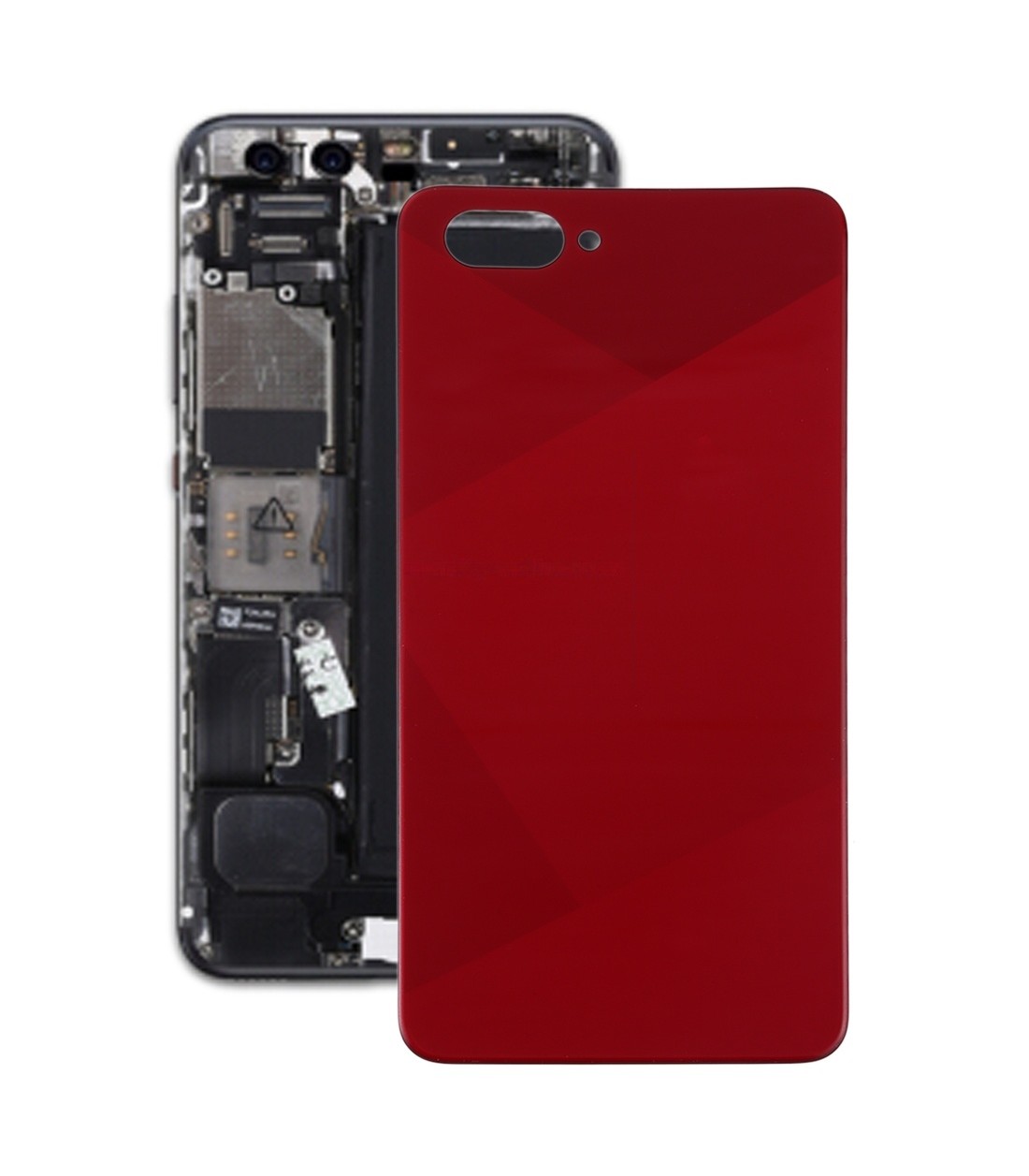For OPPO A5 / A3s Back Cover (Red)