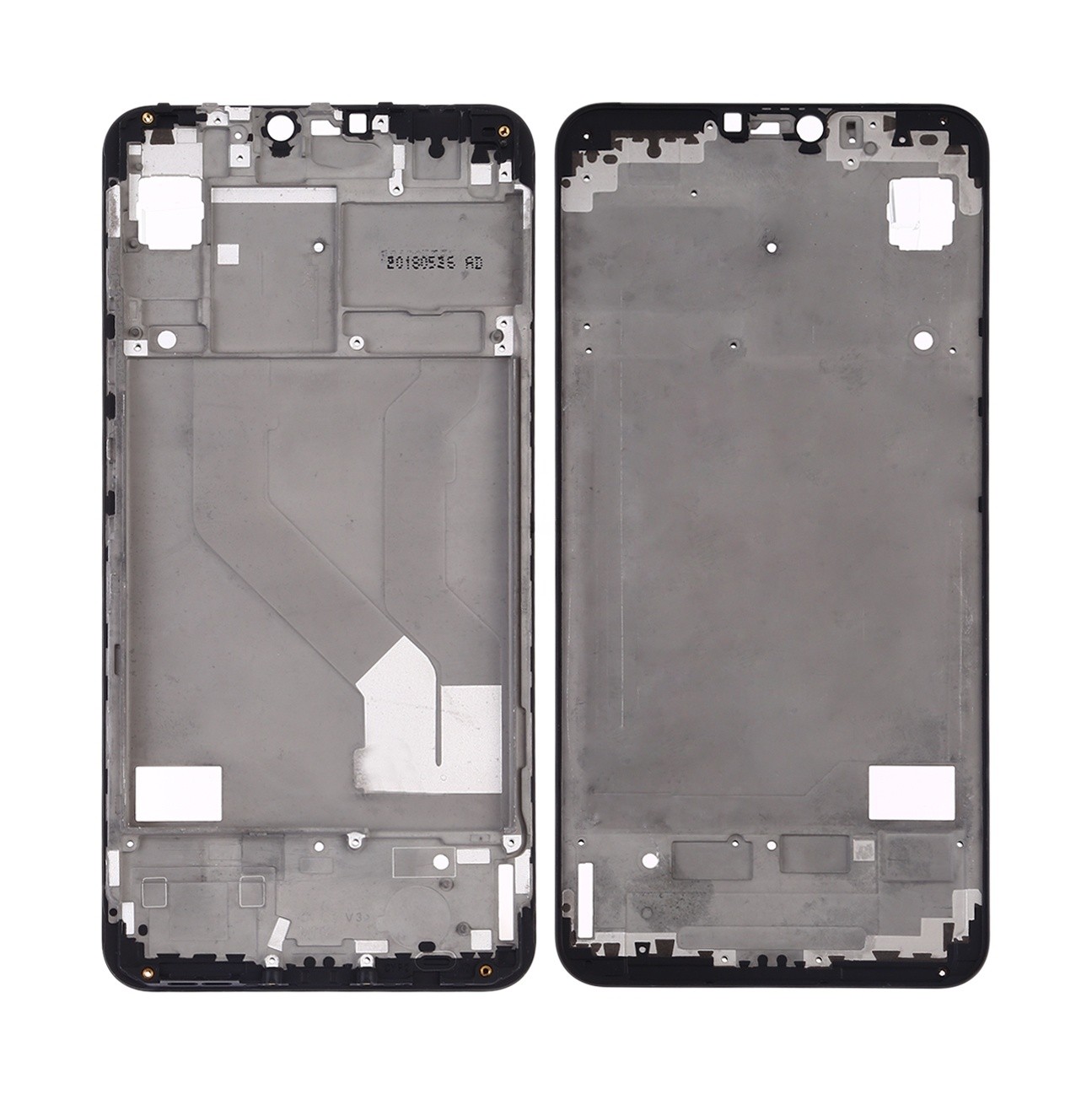 For Vivo X21i Front Housing LCD Frame Bezel Plate(Black)