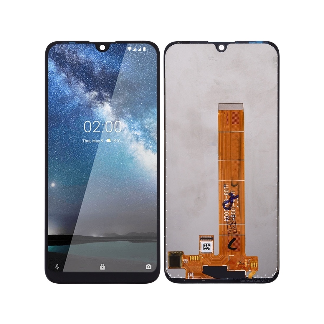 TFT LCD Screen for Nokia 2.2 with Digitizer Full Assembly (Black)