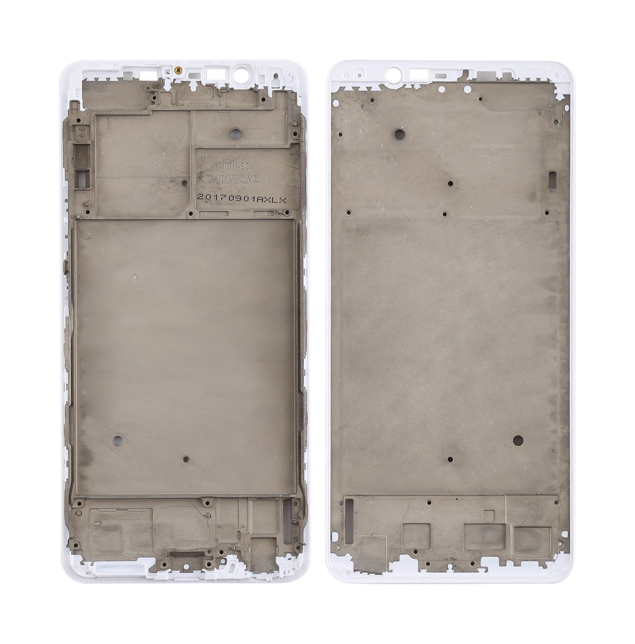 For Vivo X20 Front Housing LCD Frame Bezel Plate(White)