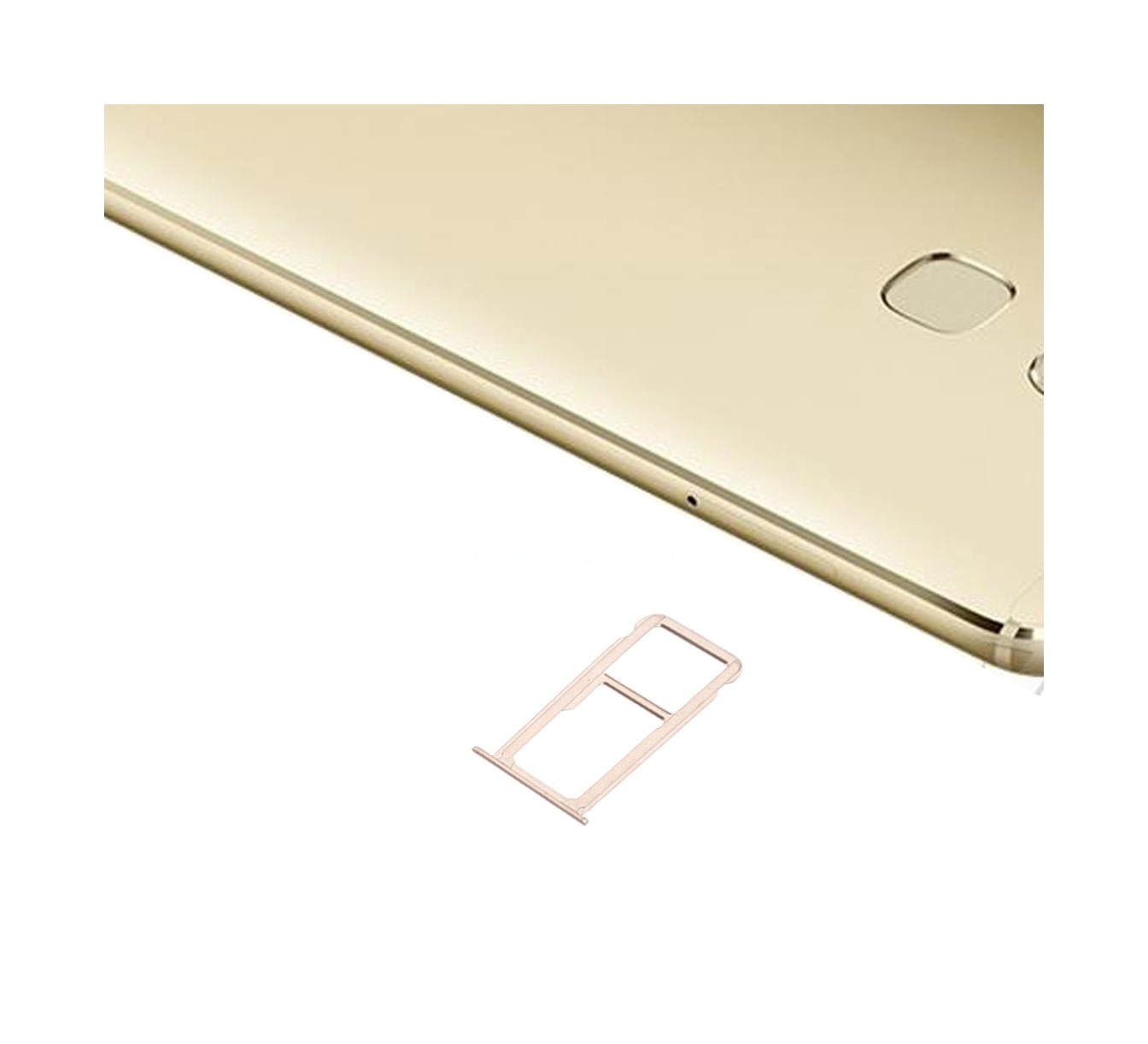 For Huawei Maimang 5 SIM Card Tray & SIM / Micro SD Card Tray(Gold)
