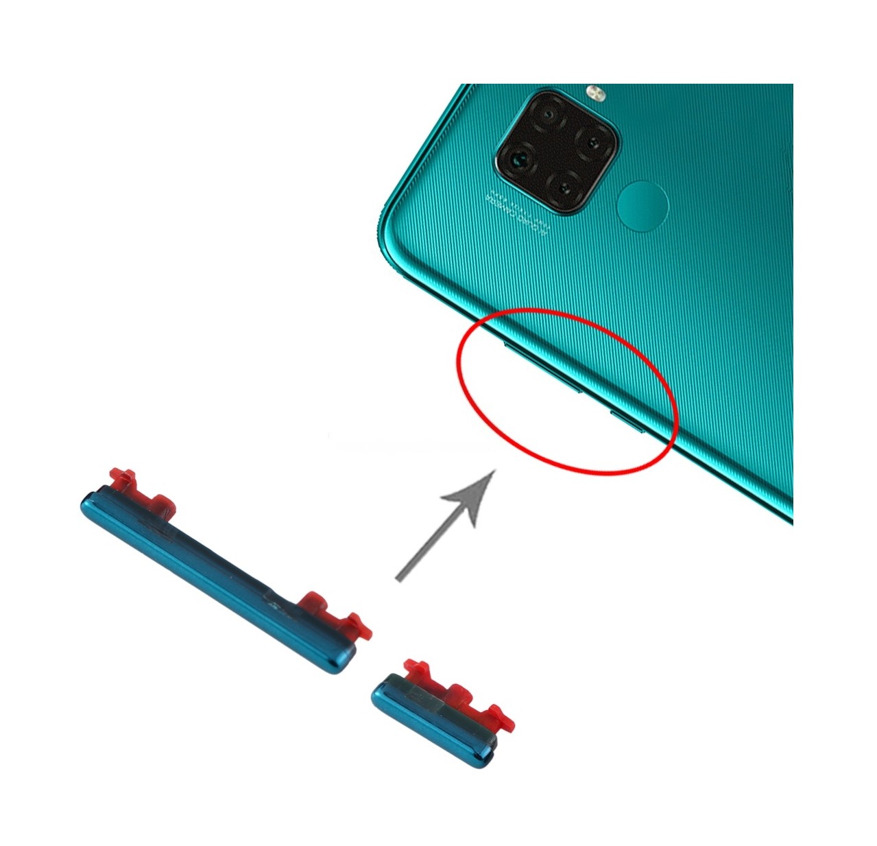 Side Keys for Huawei nova 5i Pro(Blue)