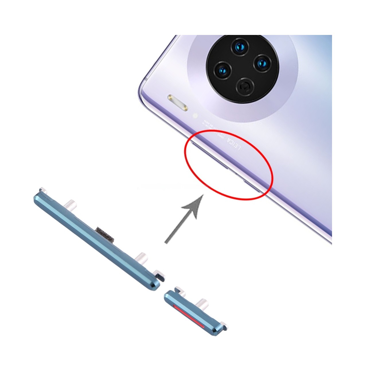 Side Keys for Huawei Mate 30(Blue)