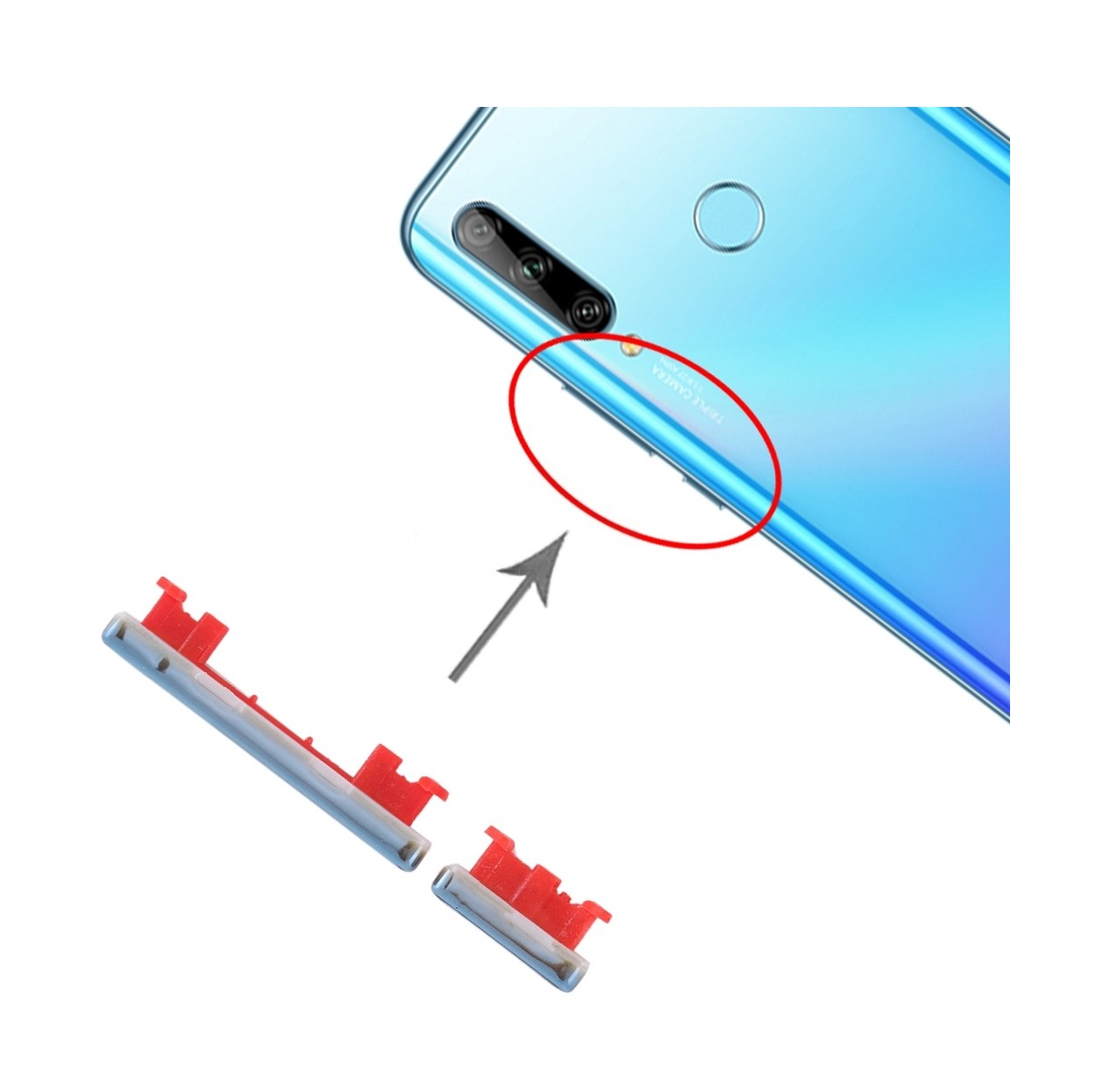 Side Keys for Huawei Enjoy 10 Plus(Blue)