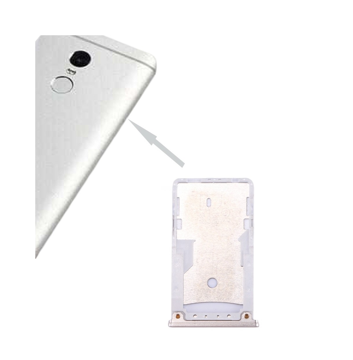 For Xiaomi Redmi 4 SIM & SIM / TF Card Tray(Gold)