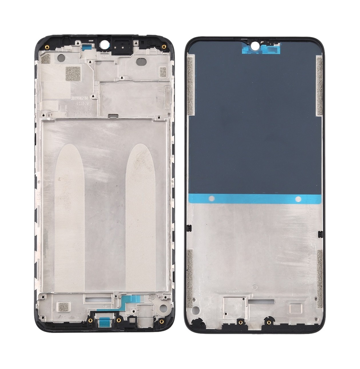 Front Housing LCD Frame Bezel Plate for Xiaomi Redmi 8A / Redmi 8 / Redmi 8A Dual / Redmi 8A Pro(Black)