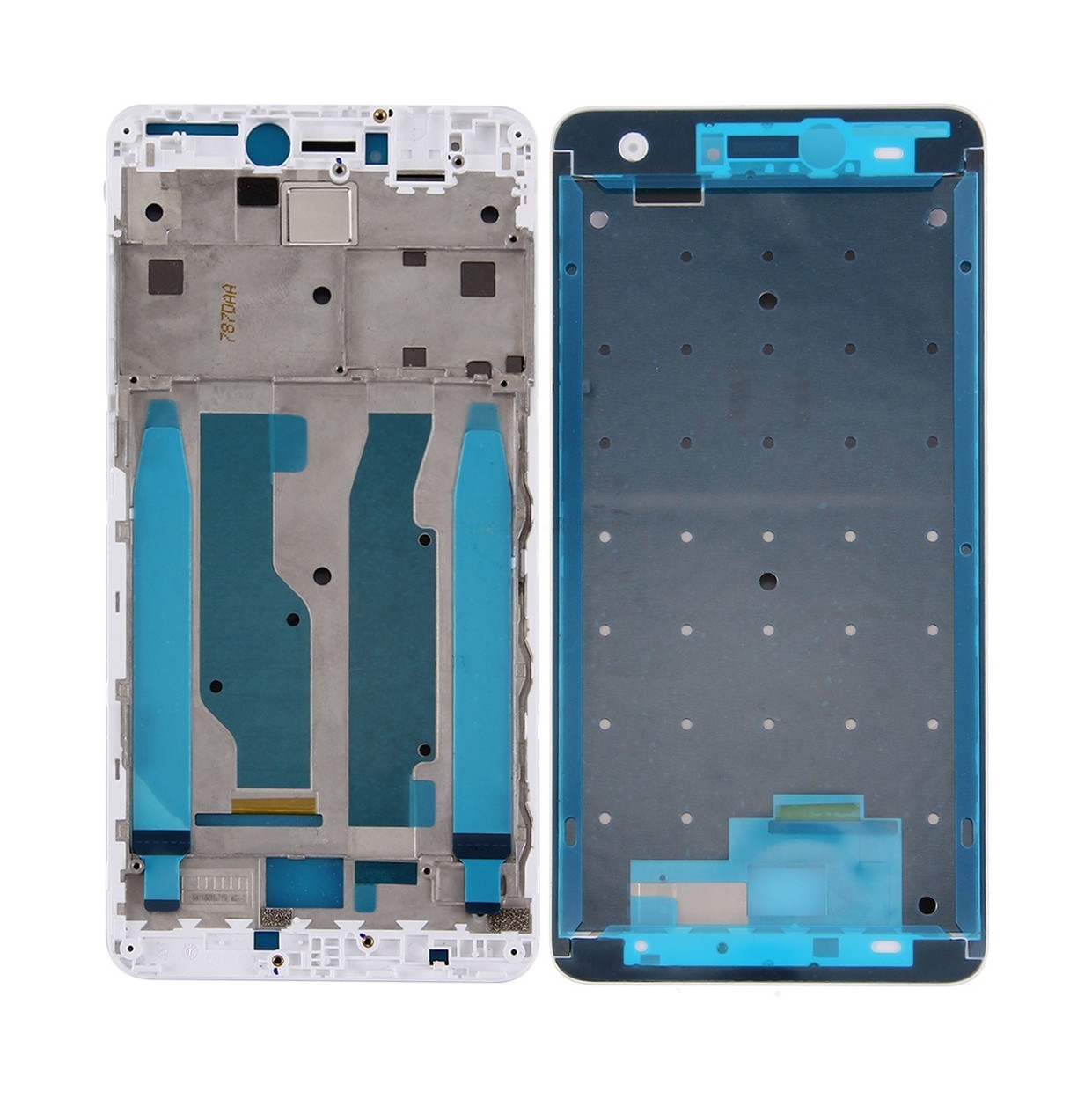 For Xiaomi Redmi Note 4X Front Housing LCD Frame Bezel(White)