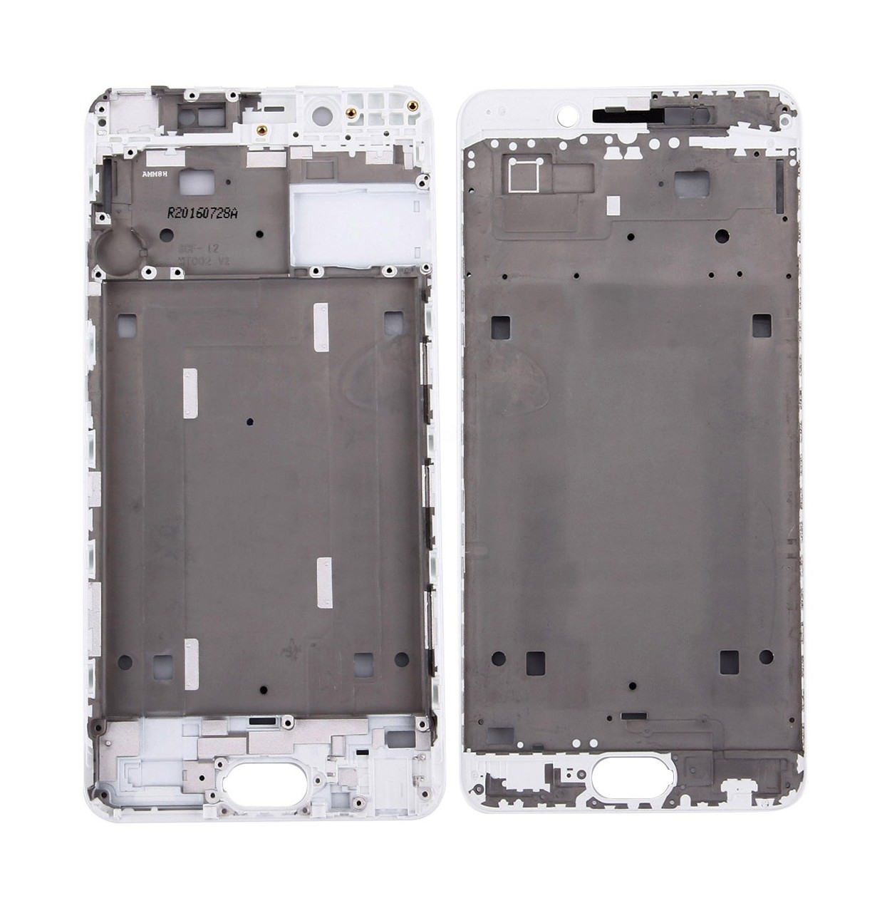 For Vivo X7 Plus Front Housing LCD Frame Bezel Plate(White)