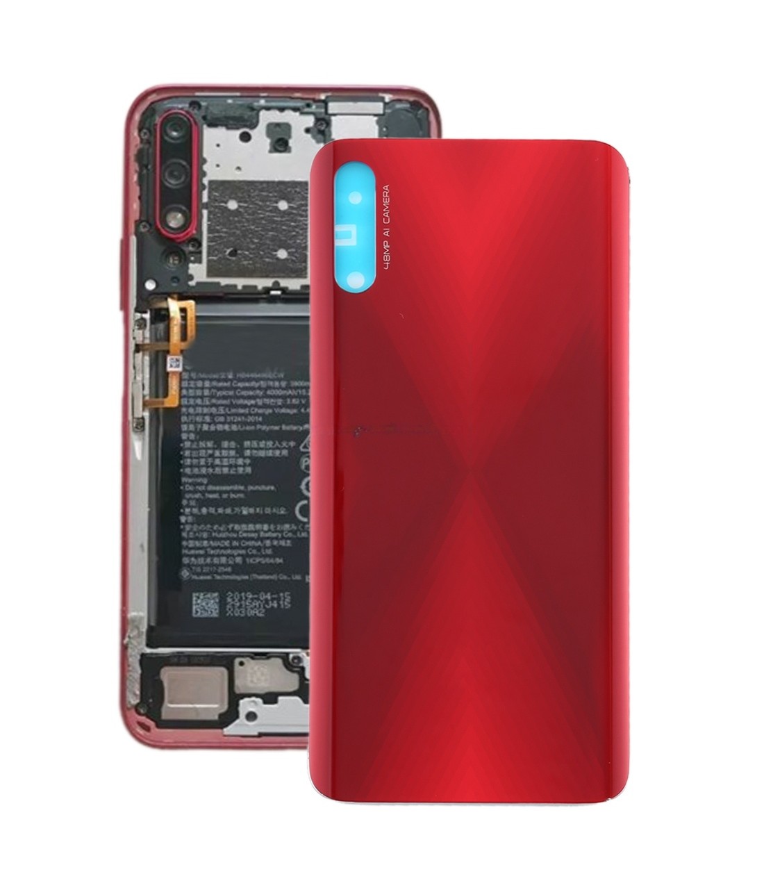Original Battery Back Cover for Huawei Honor 9X(Red)