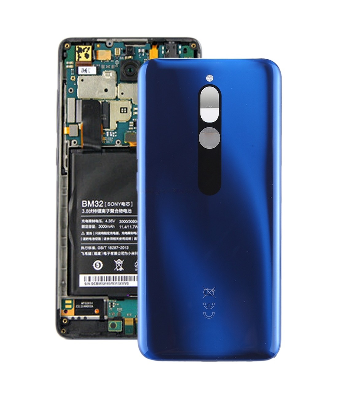Battery Back Cover for Xiaomi Redmi 8(Blue)