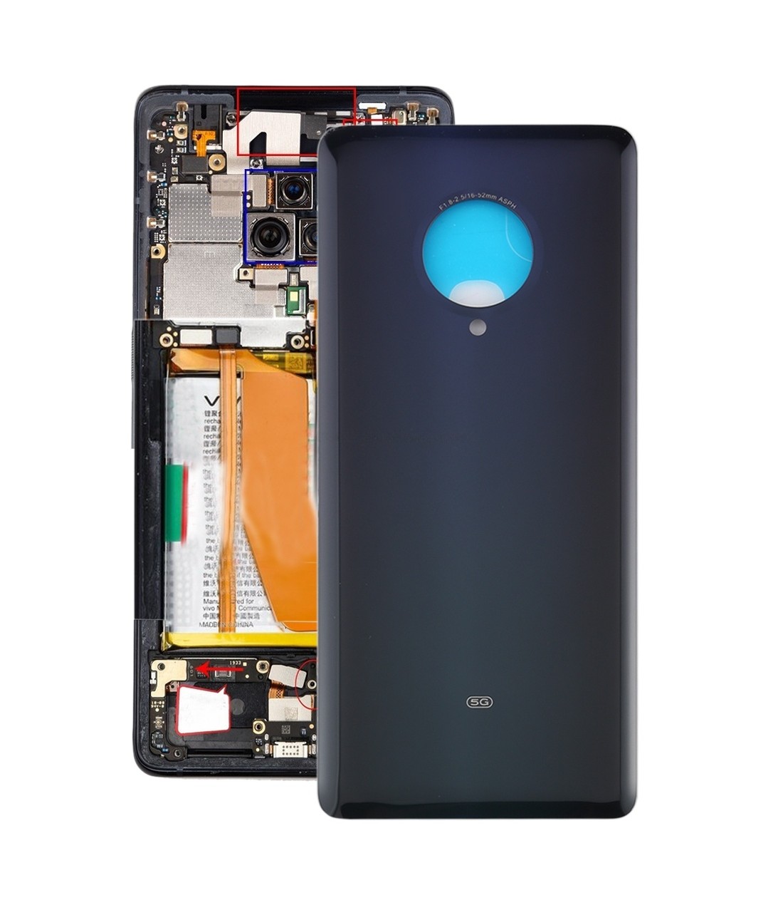 For Vivo NEX 3 5G Battery Back Cover (Black)