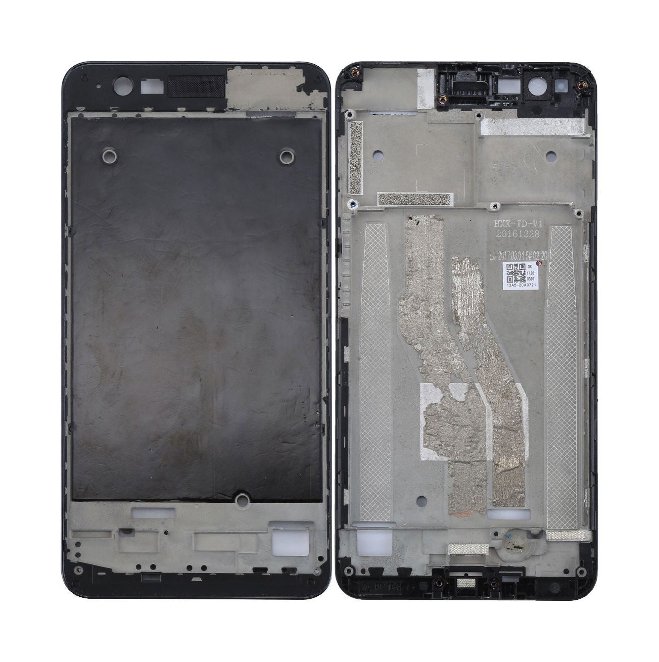 LCD Frame Bezel Plate for Asus ZenFone 3 Zoom ZE553KL Front Housing(Black)