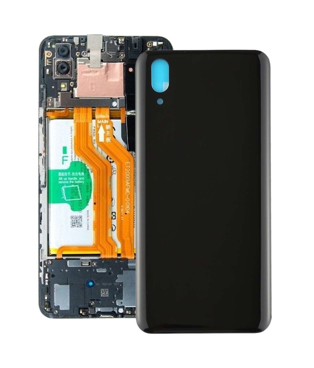 For Vivo X21 Original Back Cover (Black)