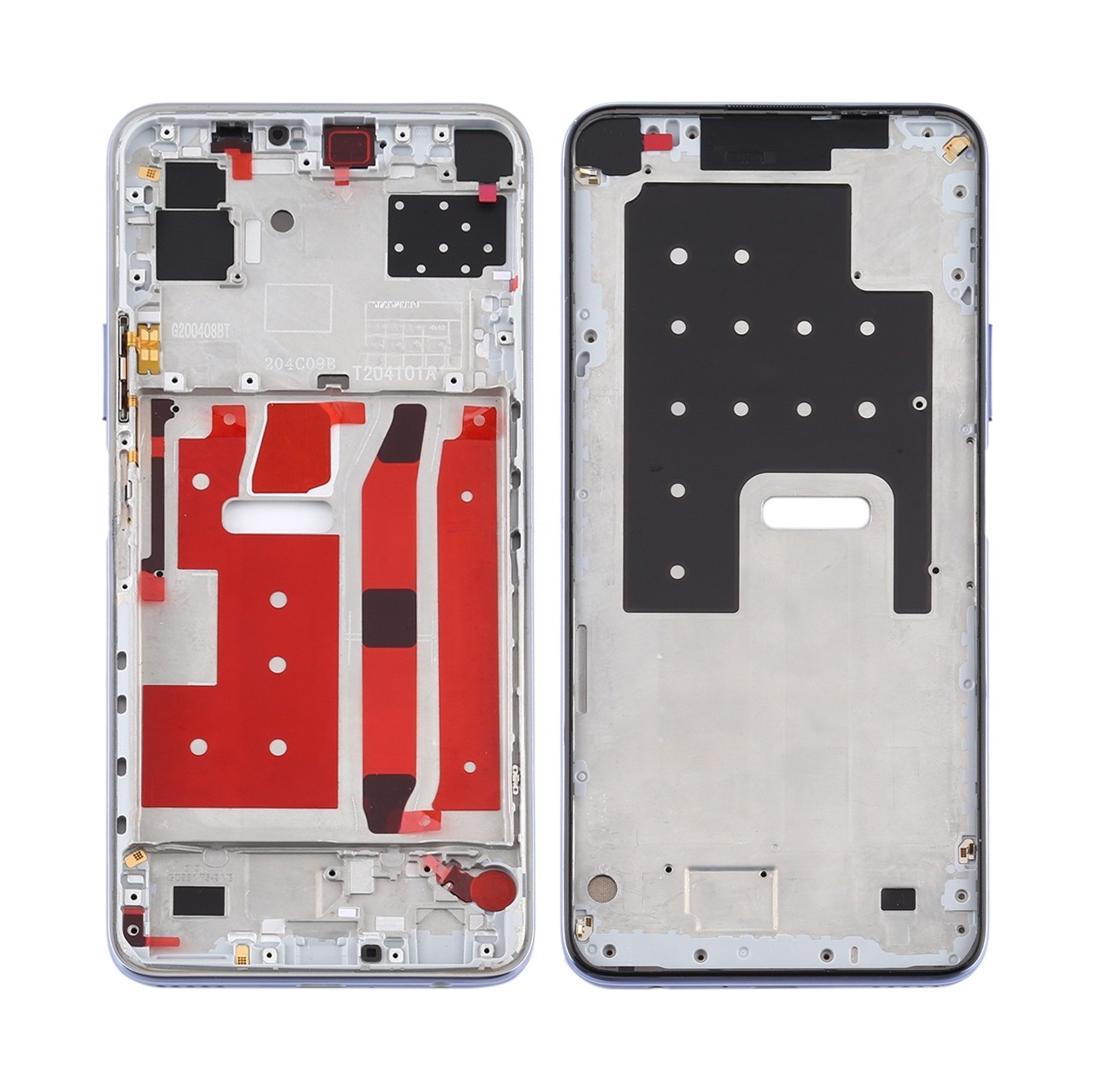 Original Middle Frame Bezel Plate for Huawei P40 Lite 5G / Nova 7 SE(Purple)