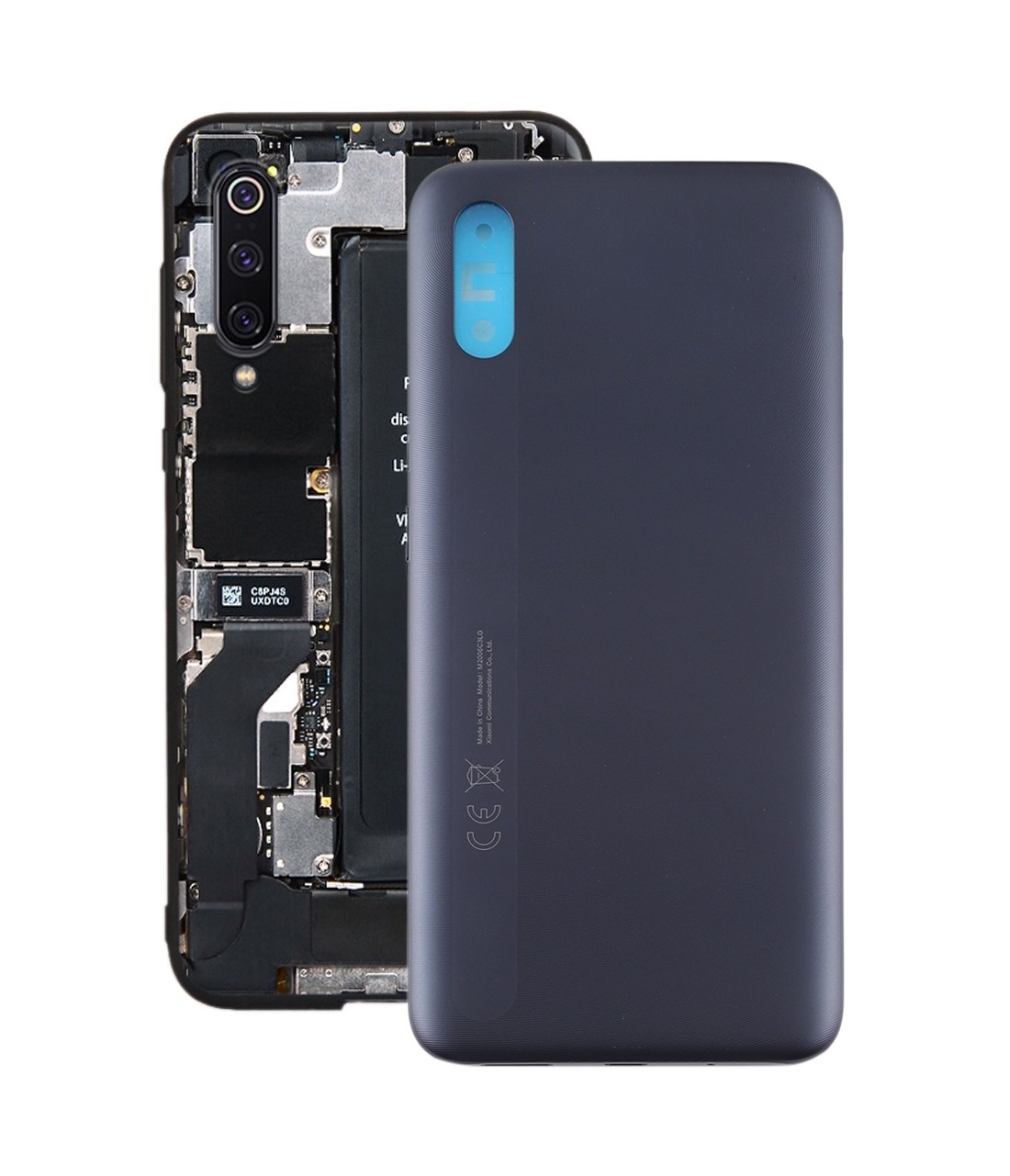 Original Battery Back Cover for Xiaomi Redmi 9A / Redmi 9i / Redmi 9AT(Black)