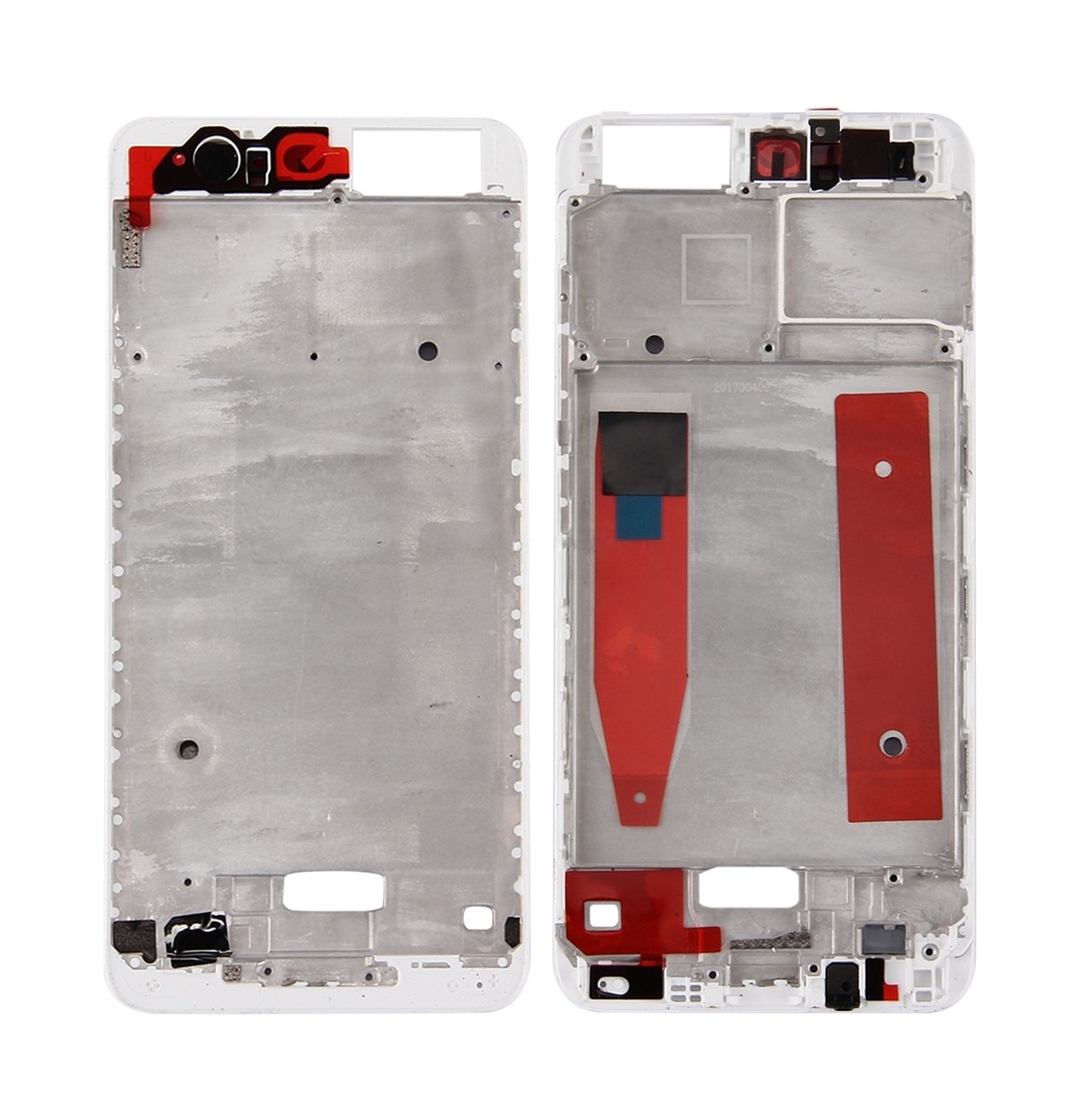 For Huawei P10 Front Housing LCD Frame Bezel Plate(White)
