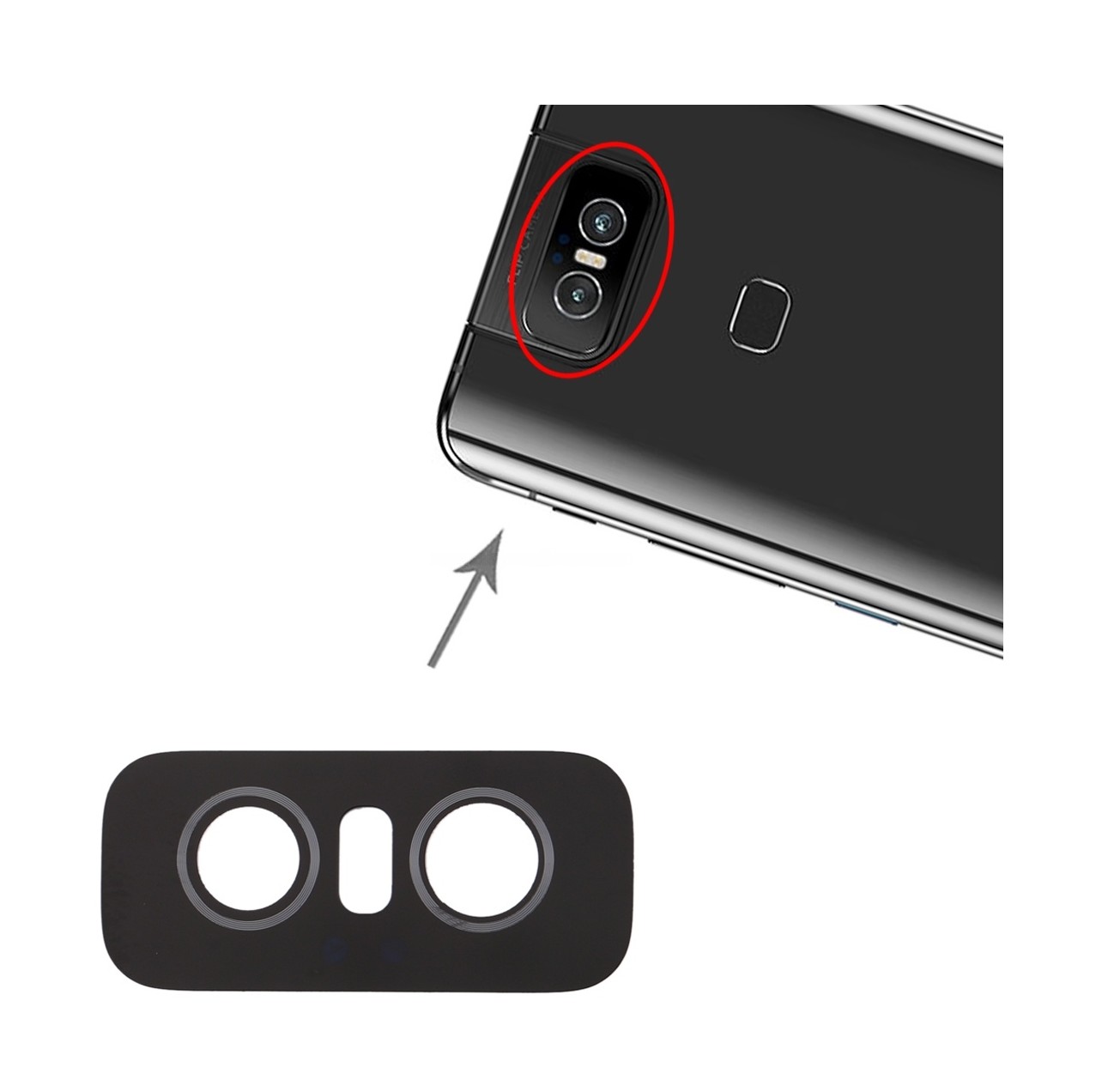 Back Camera Lens for Asus Zenfone 6 ZS630KL l01WD