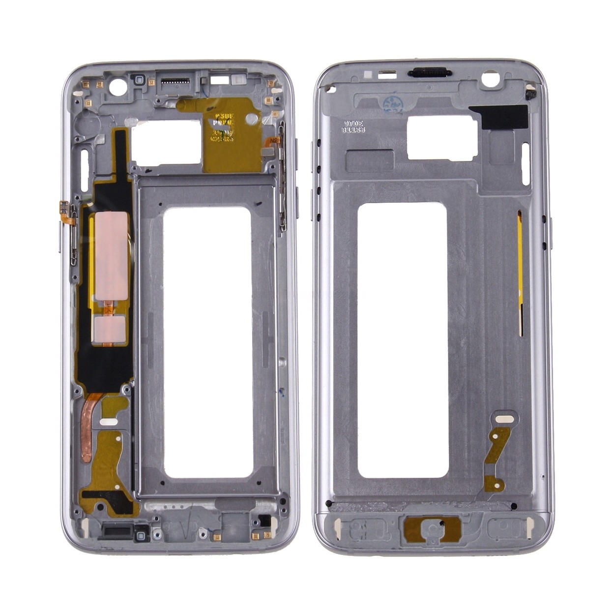 For Galaxy S7 Edge / G935 Front Housing LCD Frame Bezel Plate (Grey)