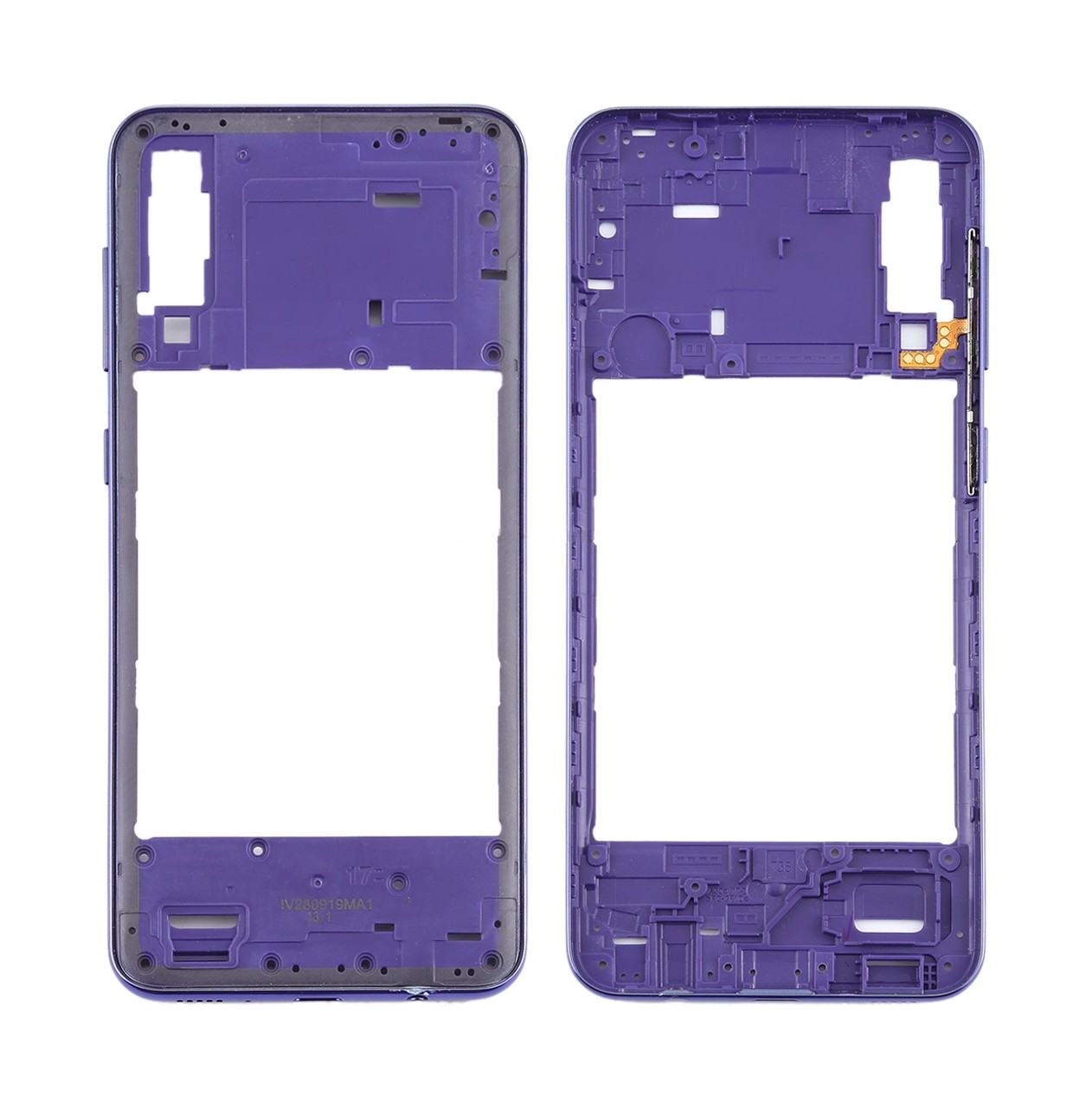 For Samsung Galaxy A30s Middle Frame Bezel Plate (Dark Blue)